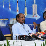The Chairman, Indian Space Research Organisation (ISRO), Dr. K. Sivan briefing the media about various developments at a press meet, in Bengaluru on January 01, 2020.