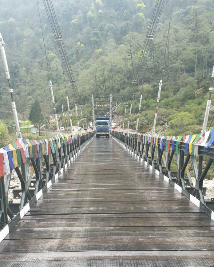Bridge constructed by Border Roads Organisation over Teesta River in North Sikkim opened for traffic