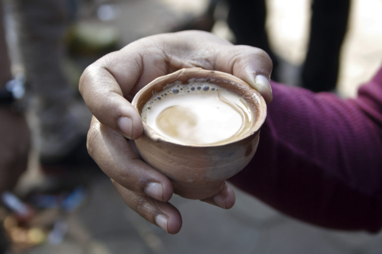 Kolkata Tea served in Clay Pot