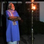 PM Modi with the Light