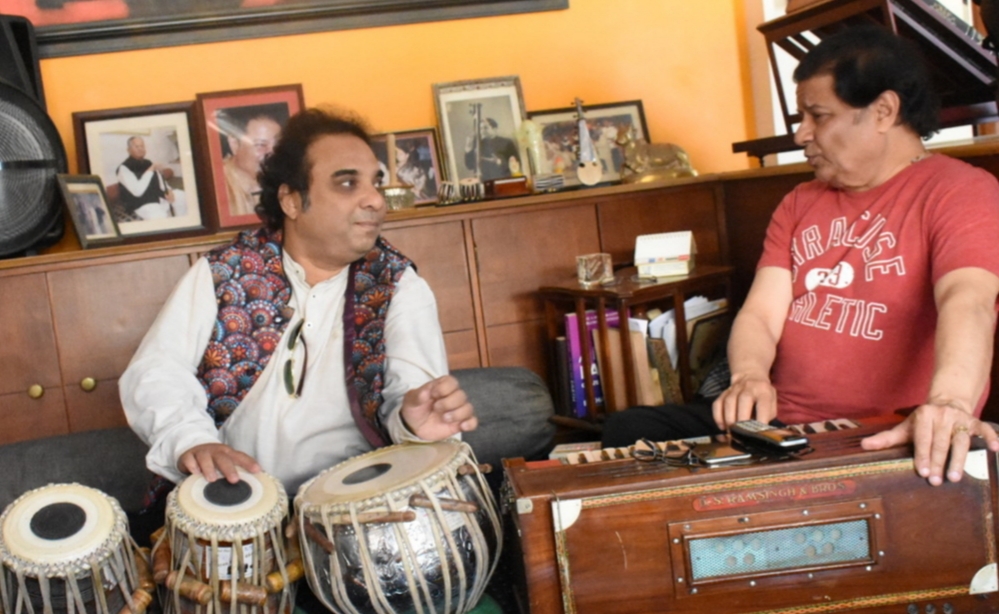 Bhajan Samrat Anup Jalota and GIMA winning Percussionist Pt Prodyut Mukherjee came together for an album