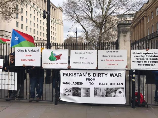 Baluch Leaders Protest Nuke Test by Pakistan in the World
