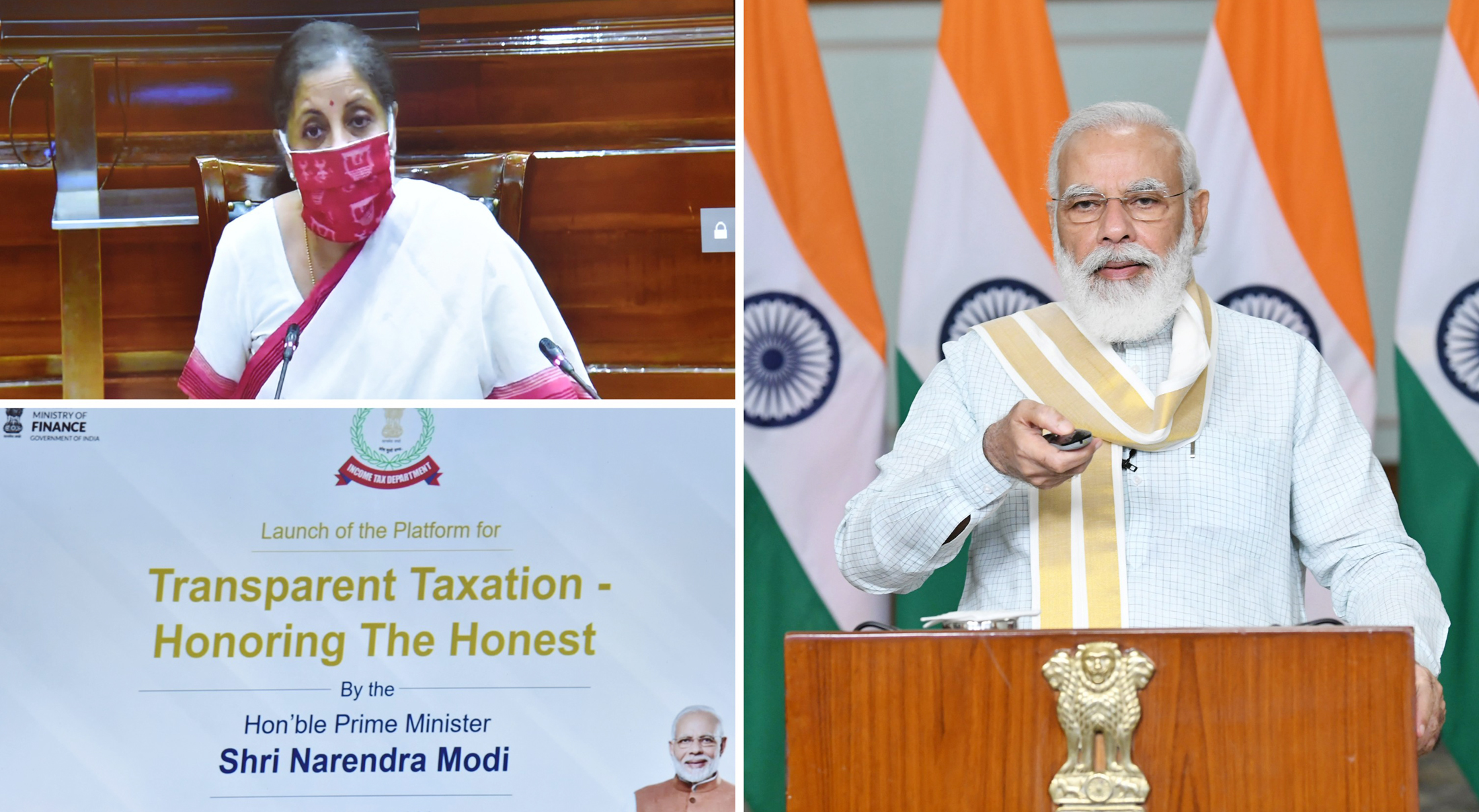 Prime Minister Narendra Modi launches platform for “Transparent Taxation - Honouring the Honest”