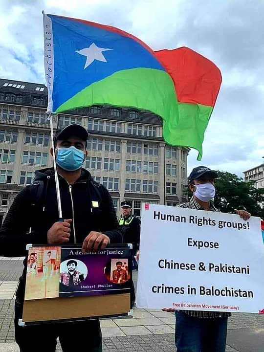 People of Balochistan held a demonstration in Hamburg City in Germany against Baloch Genocide by Pakistan - Photo 5