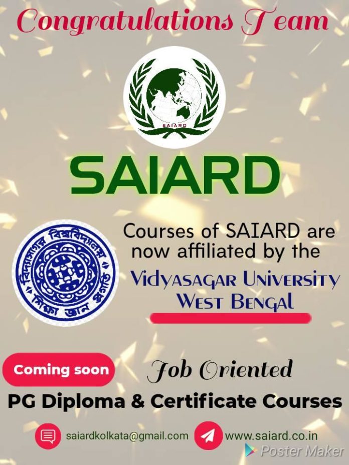 SAIRAD get Vidyasagar University Affilication