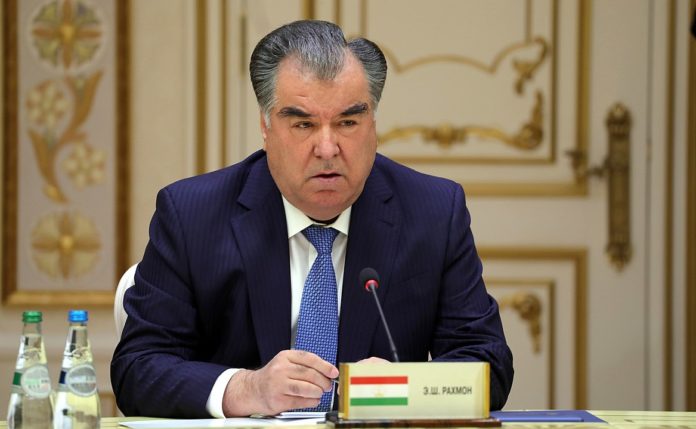 Tajikistan President Emomali Rahmon