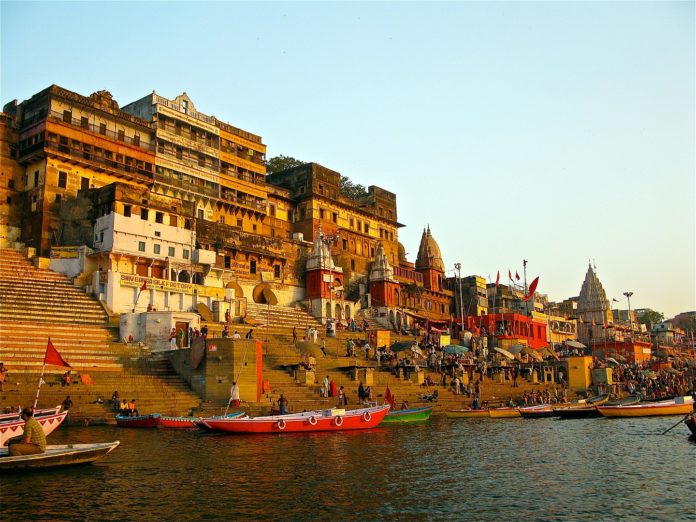 Ahilya Ghat by the Ganges, Varanasi