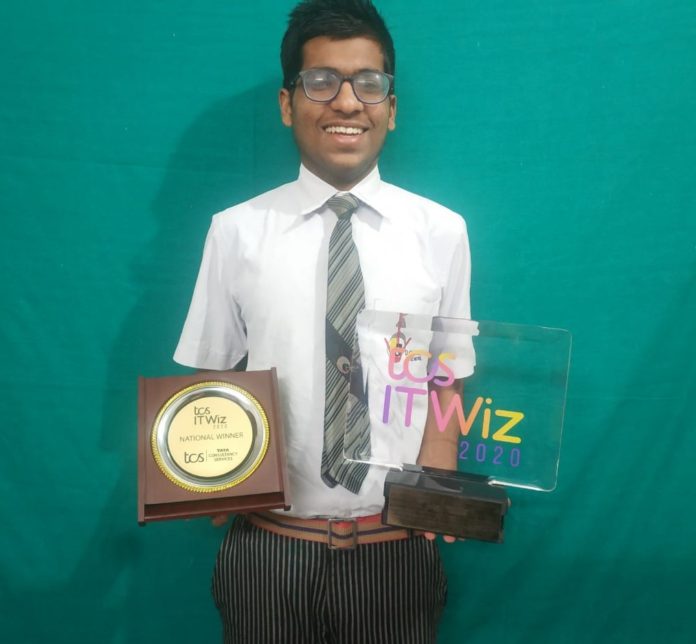 TCS IT Wiz National Finals Winner - Abhishek Agarwal, G D Goenka Public School, Siliguri