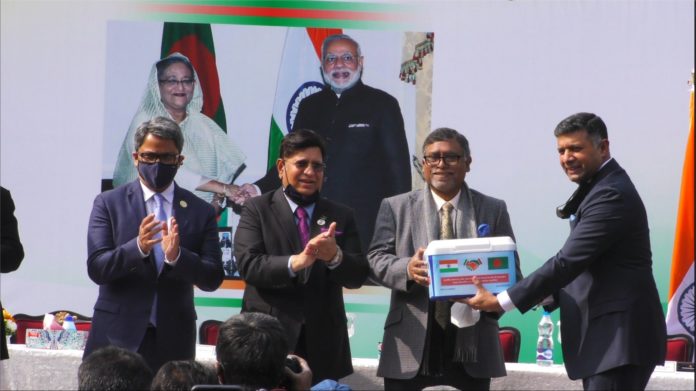 Vaccine Gifted to Bangladesh by Indian High Commission Vaccine Gifted to Bangladesh by Indian High Commission