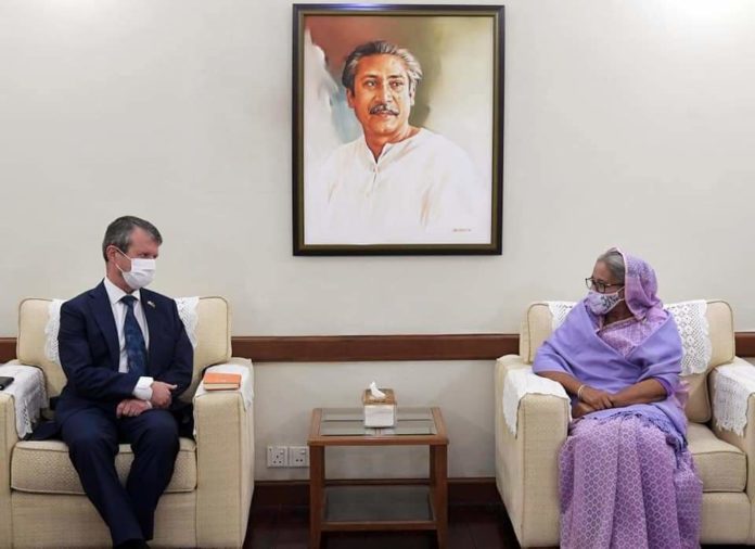 Hon'ble Prime Minister Sheikh Hasina today called upon #Norway