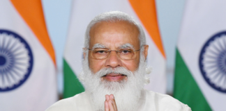 Tagore was proud of Bengal, he was equally proud of India’s diversity – PM says at the Convocation Ceremony of Visva-Bharati University The Prime Minister, Shri Narendra Modi at the Convocation Ceremony of Visva-Bharati University through video conferencing, in New Delhi on February 19, 2021.