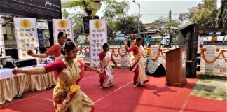 SB Park Puja Committee organized a cultural event to pay homage to International Mother language day International Mother language day celebration by SB Park Puja Committee