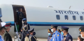Air Chief Marshal RKS Bhadauria VISIT TO BANGLADESH The Chief of the Air Staff, Air Chief Marshal R.K.S. Bhadauria being received by the Senior Officials of Bangladesh Air Force, on his arrival for an official goodwill visit to Bangladesh on February 22, 2021.