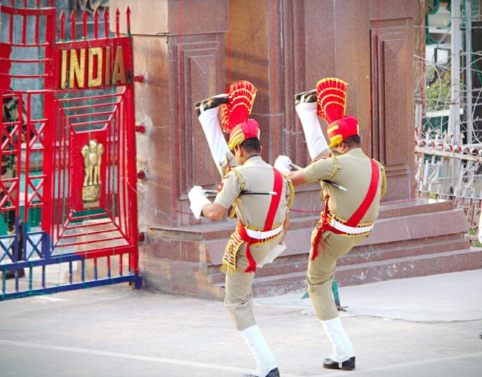 Wagha Marching India Pakistan Border Photo Wikipedia