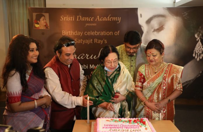 MADHABI MUKHERJEE TURNS 80 A GALA BIRTHDAY CELEBRATION HELD IN CITY BY SRISTI DANCE ACADEMY