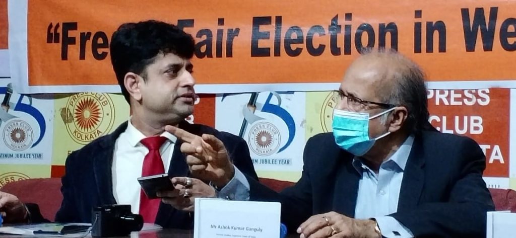 Left to Right Dr. Partha Sarathi Mukherjee and Justice Asok Kumar Ganguly