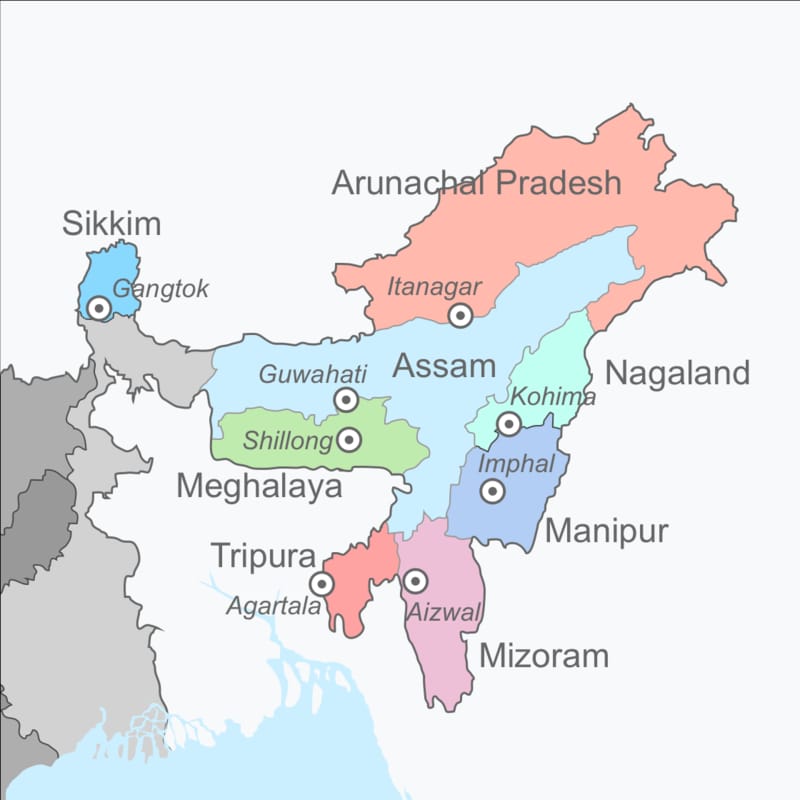 Pollution Details of North East India