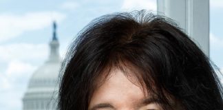 The First Native American U.S. Poet Laureate Joy Harjo Releases Soulful New Album: I Pray for my Enemies Poet Laureate of the United States Joy Harjo, June 6, 2019. Harjo is the first Native American to serve as poet laureate and is a member of the Muscogee Creek Nation. Photo by Shawn Miller/Library of Congress...Note: Privacy and publicity rights for individuals depicted may apply.