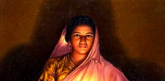 বিশ্ব-নারী দিবসে মহামুনি’র নীতিকথা Lady with the Lamp by Raja Ravi Varma