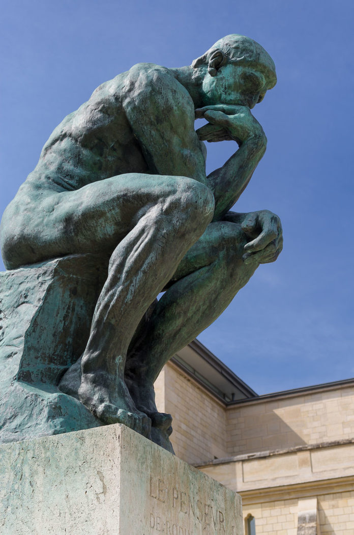 Le Penseur in the Jardin du Musée Rodin, Paris