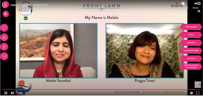 Malala Yousafzai @ Jaipur Literature Festival 2021