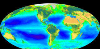 Scientists have found a method for Artificial photosynthesis to provide solutions for carbon capture and conversion Composite image showing the global distribution of photosynthesis, including both oceanic phytoplankton and terrestrial vegetation. Dark red and blue-green indicate regions of high photosynthetic activity in the ocean and on land, respectively. By Wikipedia