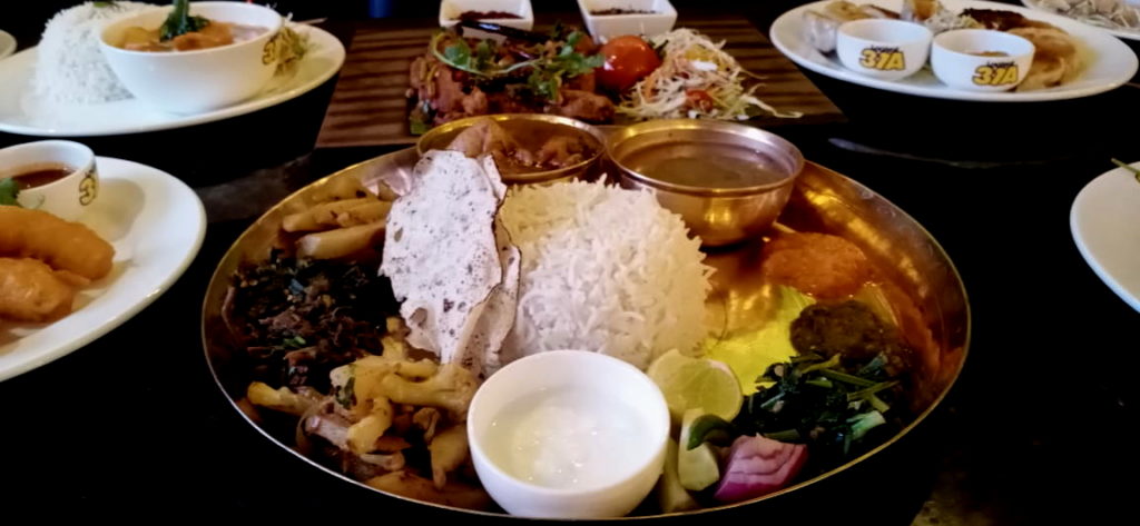 Food Thali of Sikkim