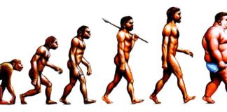 The evolution of fat man Photo by Wiki