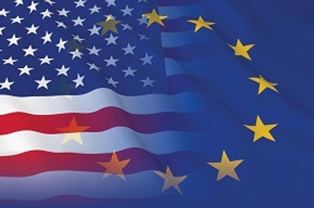 USA and EU Flag