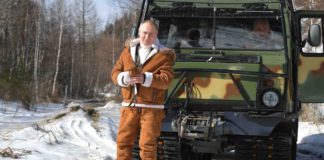 Vladimir Putin is spending the weekend in Siberia Vladimir Putin is spending the weekend in Siberia