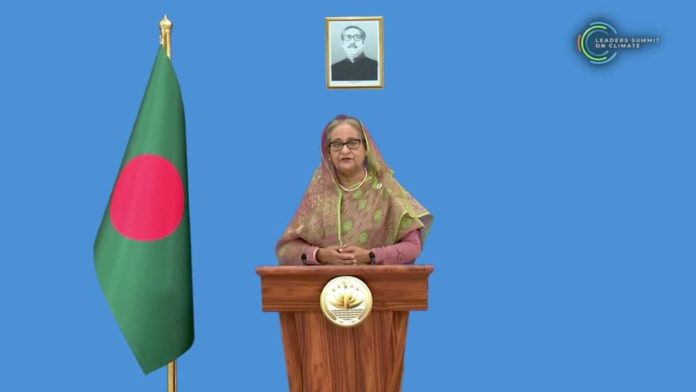 Hon'ble Prime Minister Sheikh Hasina delivered her statement at the Leaders Summit on Climate, held virtually today (22 April 2021).