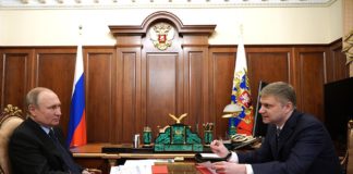 Vladimir Putin had a meeting with Russian Railways Chief Executive Officer – Chairman of the Executive Board Oleg Belozerov Vladimir Putin and Oleg Belozerov meeting