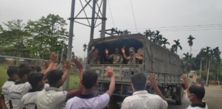 Peace reinstated, Army pulls out from South Salmara Mankachar, Assam Peace reinstated, Army pulls out from South Salmara Mankachar, Assam