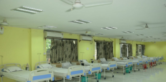 INAUGURATION OF COVID RECOVERY-CUM-ISOLATION CENTRE AT ER’S MAJERHAT SPORTS COMPLEX Covid Recovery Cum Isolation centre at Eastern Railway's Majerhat Sports Complex.