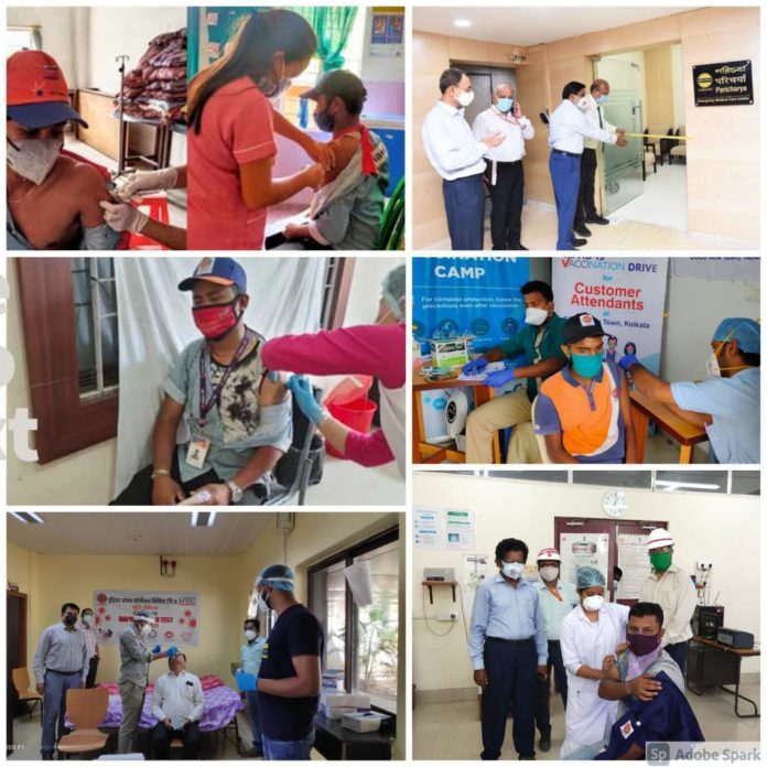 Indian Oil Eastern Region Office vaccinates its employees