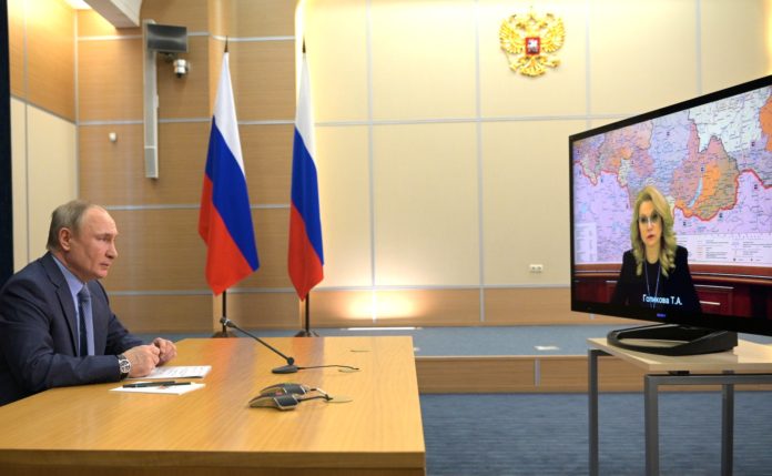 President Vladimir Putin Working meeting with Deputy Prime Minister Tatyana Golikova