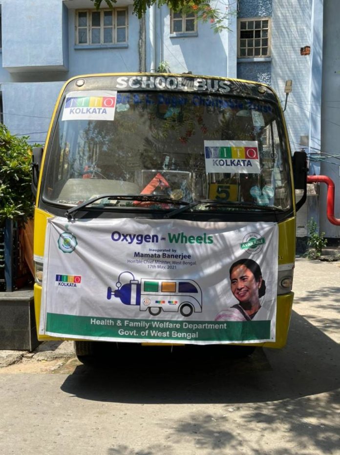 Govt. of West Bengal supports JITO for launching Six “Oxygen on Wheels” Bus