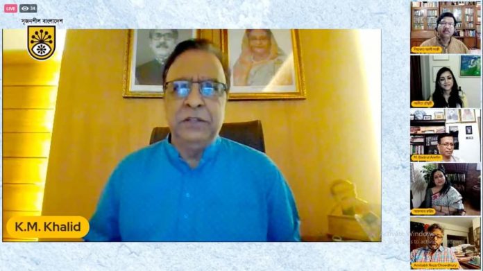 চলচ্চিত্র অত্যন্ত সময়োপযোগী ও জীবন ঘনিষ্ঠ মাধ্যম- কে এম খালিদ এমপি, সংস্কৃতি প্রতিমন্ত্রী বাংলাদেশ সরকার