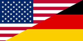 Flag of the United States and Germany