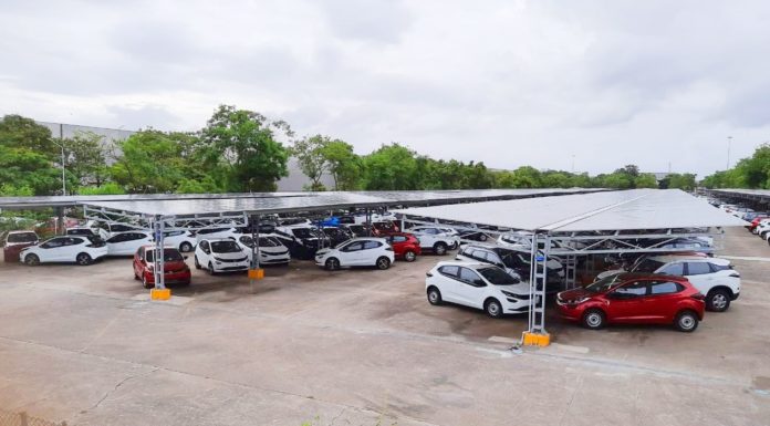 Tata Motors and Tata Power inaugurate India's largest Solar Carport at its Car Plant in Pune