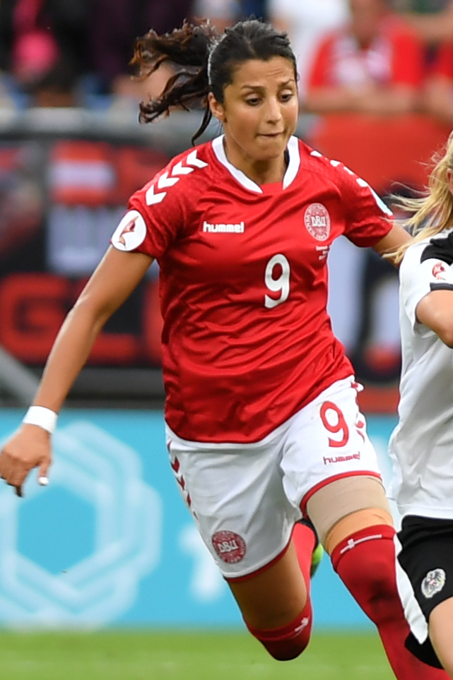 Nadia Nadim Breda, Netherlands, sports, soccer, UEFA Women's Euro 2017 - Semifinal - Denmark vs Austria. By Wikipedia