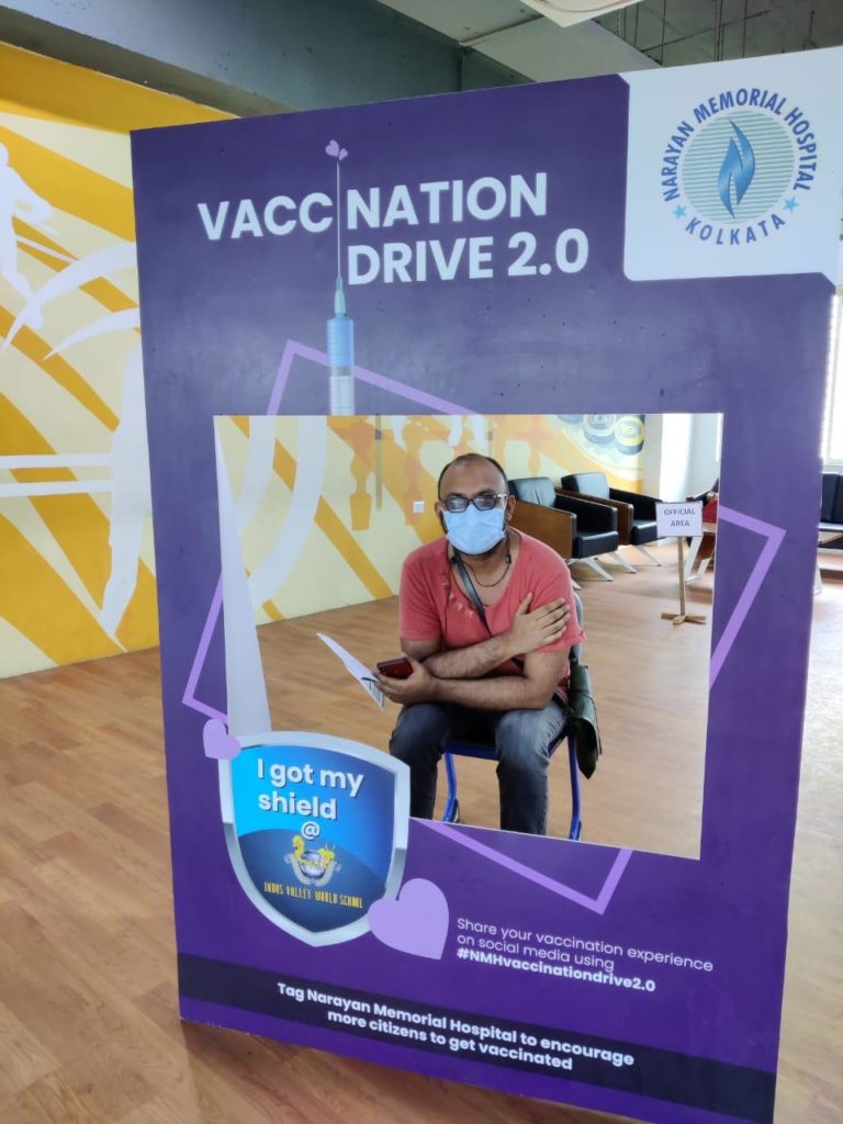 Narayan Memorial Hospital kicks off its vaccination drive for 18 plus to 44 years and above