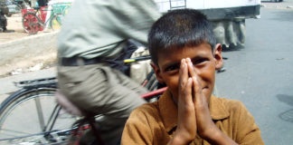 Government of India activity for Child Beggars Boy begging in Agra by Wikipedia