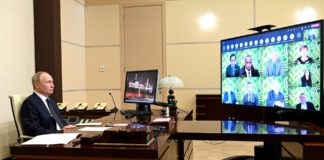 Vladimir Putin attended an extraordinary informal meeting of the Asia Pacific Economic Cooperation leaders During a meeting of the APEC Economic Leaders (via videoconference).