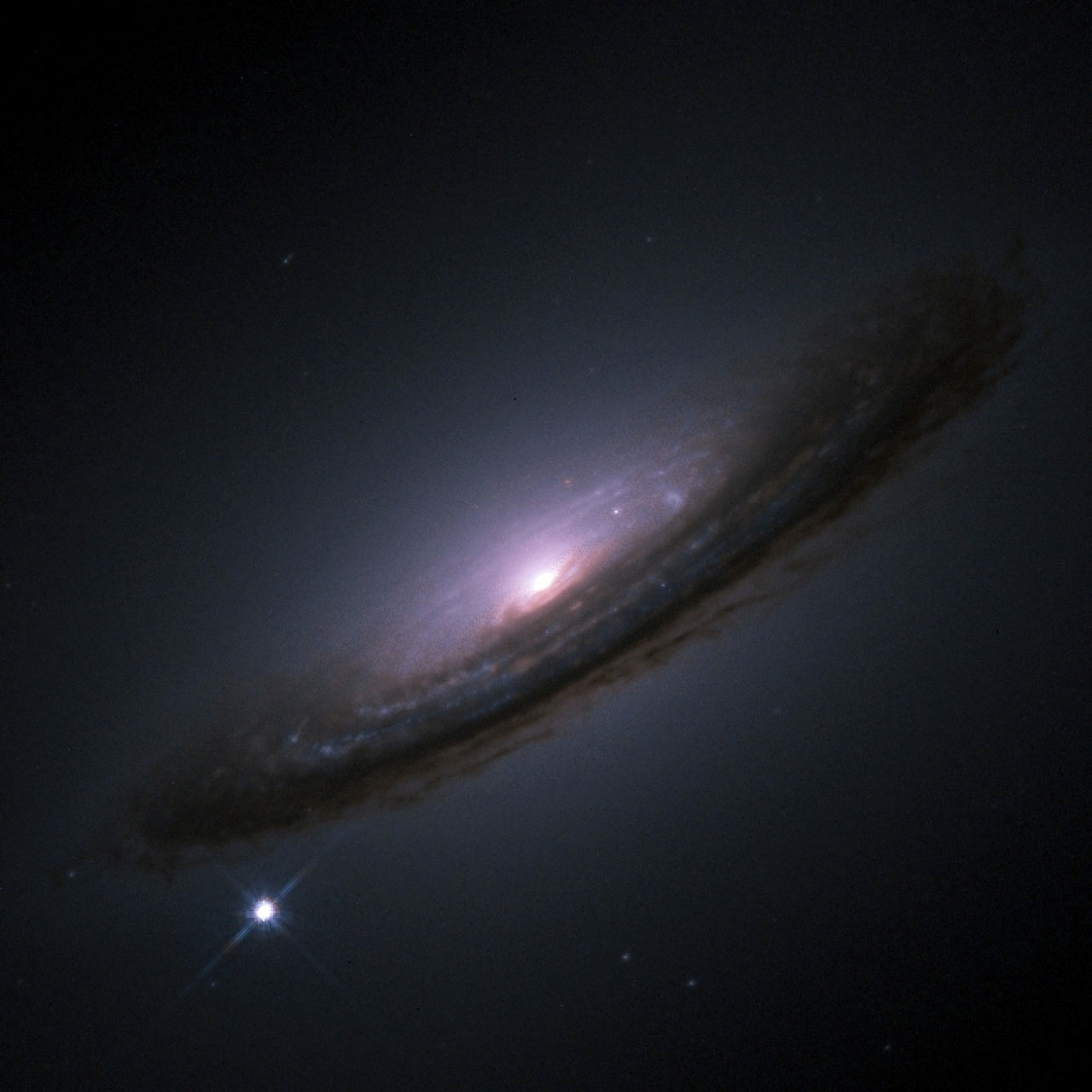 Hubble Space Telescope image of supernova 1994D in galaxy NGC 4526. By Wikipedia