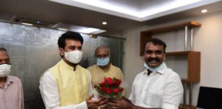 Dr. Loganathan Murugan takes charge as Minister of State for Information and Broadcasting