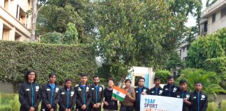 Six athletes from TSAF to represent India at the World Youth Championship 2021 Flagoff Indian Team Sport Climbing