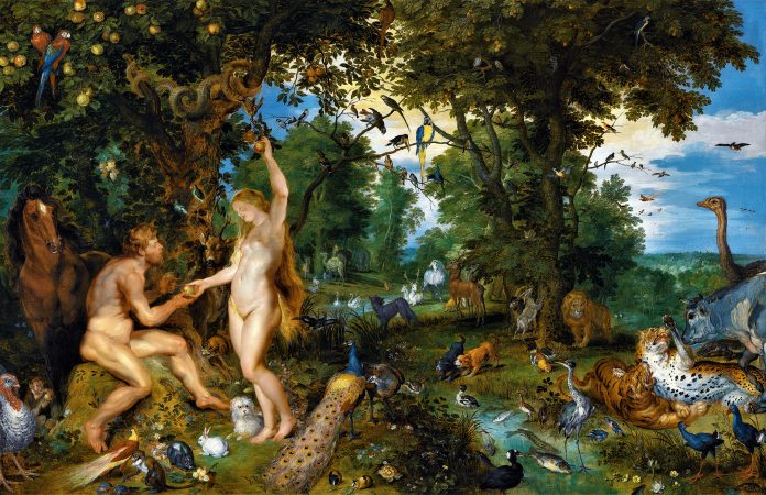 The garden of Eden with the fall of man By Sir Peter Paul Rubens (Source Wikipedia)