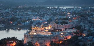 FT Global MIM Rankings 2021: IIM Udaipur Only 3rd IIM in Prestigious Rankings for the third consecutive year Evening view, City Palace, Udaipur