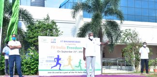 IIT Bhubaneswar successfully conducts Mini-Marathon inside the Campus as part of Fit India Freedom Run 2.0